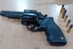 Patrulha Alfa do 7 ° BPM apreende revólver em Ariquemes