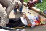 ARIQUEMES: Idoso sofre escoriações ao ser atropelado na Avenida Tabapuã