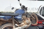 MONTE NEGRO: Elemento com paranga de cocaína e moto adulterada é preso pela PM