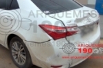 ARIQUEMES: Motociclista fica ferido após colidir em traseira de Corolla no Setor 03