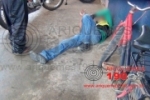 ARIQUEMES: Mototaxista desmaia após atropelar cachorro na Av. Machadinho