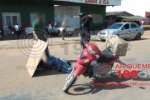ARIQUEMES: Motociclista sofre queda após passar por lombada na Av. Capitão Sílvio