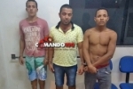 JI–PARANÁ: PM prende três apenados que fugiram do Presídio de Ariquemes com vários produtos sem procedência e um revólver
