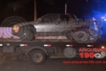 BOM FUTURO: Fiat Strada abandonado no mato é recuperado pela PM na LC–65 