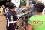 ARIQUEMES: Motociclista sofre escoriações em acidente na Av. Perimetral Leste