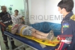 ARIQUEMES: Idosa fica ferida após cair de moto na BR–364