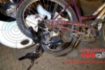 ARIQUEMES: Acidente envolvendo moto e duas bicicletas deixa criança e rapaz feridos na Av. JK 