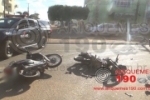 ARIQUEMES: Motociclista foge da Polícia e acaba colidindo com rapaz que transitava pela Av. Tancredo Neves