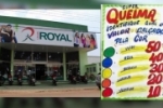 ARIQUEMES: Já começou o grande queima de calçados da Lojas Royal na Alameda Piquiá