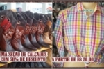 ARIQUEMES: Camisetes Xadrez por R$ 20,00 e botas com 50% de desconto é na Royal