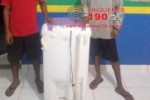 MONTE NEGRO: Viciados em crack furtam máquina de lavar e acabam presos pela guarnição do Sargento Carlos