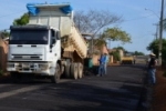 SEMOSP inicia asfaltamento no Bairro Gerson Neco, em Ariquemes.