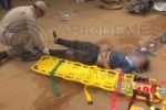 ARIQUEMES: Condutor de biz fica ferido após colisão com pick–up na Av. Massangana