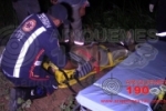 ARIQUEMES: Motociclista fica ferido após atropelar animal na RO–257