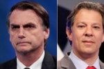 Pesquisa XP Investimentos: Bolsonaro tem 58% e Haddad, 42%