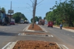 Ariquemes: Obras de pavimentação asfáltica são concluídas na Avenida Candeias.