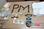 CUJUBIM: Polícia Militar acaba com comércio de drogas em residência abandonada