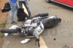 ARIQUEMES: Colisão de motos na BR–421 deixa cinco pessoas feridas