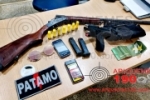 ARIQUEMES: PATAMO recupera armamento furtado na área rural e prende marginal