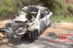 CUJUBIM: Carro pega fogo após colidir em caminhão toreiro na RO–205