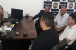 Adelino Follador e vereadores discutem segurança pública de Ariquemes