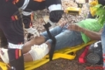 ARIQUEMES: Acidente em cruzamento no Jardim Paulista deixa rapaz ferido