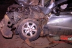 ARIQUEMES: Colisão frontal entre caminhonete e pick–up deixa várias vítimas feridas na Linha C–65