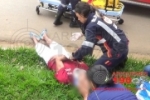 ARIQUEMES: Idoso é atropelado por moto na Av. JK