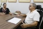 Deputado Geraldo da Rondônia recebe vice–prefeito de Cacaulândia