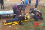 ARIQUEMES: Condutora de POP fica ferida após ser atingida por motocicleta no Jardim Europa