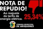 Nota de Repúdio – Câmara de Vereadores de Ariquemes