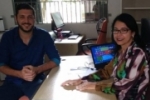 Lucas Follador visita CRE Ariquemes e deseja sucesso para nova Secretaria 