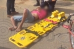 ARIQUEMES: Ciclista sofre traumatismo craniano após acidente com carro no Setor 09