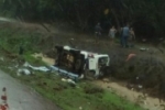 TRÁGICO: Paciente morre após capotamento de ambulância na BR–364
