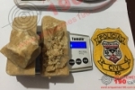 São Francisco do Guaporé: Polícias Civil e Militar encontram droga enterrada em propriedade rural e prendem suspeito de tráfico de drogas