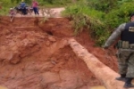 Secretaria de Desenvolvimento Ambiental e Ibama avaliam impactos causados por rompimento de barragem no distrito de Novo Oriente, em Ariquemes