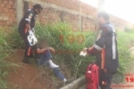 ARIQUEMES: Condutor de semirreboque perde controle de moto e torce tornozelo ao sofrer queda no Bela Vista