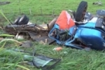 Caminhoneiro de Rolim de Moura é socorrido em estado grave após tombar caminhão na BR 364