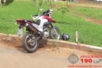 ARIQUEMES: Motociclista vai parar no pronto socorro após queda na Av. Capitão Silvio