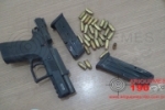 ARIQUEMES: Elemento agride esposa e acaba preso com arma ilegal