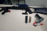 JI PARAN&Aacute;: Pol&iacute;cia Militar age r&aacute;pido e recupera armas que foram furtadas em casa de PM