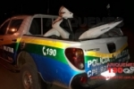 CUJUBIM: Polícia Militar localiza Biz roubada após buscas em matagal