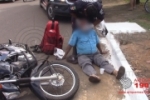 ARIQUEMES: Idoso ciclista é atingido por moto na Av. Canaã