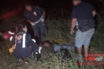 ARIQUEMES: Motociclista fica ferido após atropelar capivara na BR–421