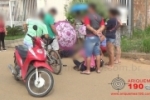 ARIQUEMES: Três pessoas ficam feridas em acidente no Jardim Paraná