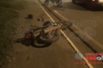 ARIQUEMES: Após acidente, condutor ferido foge e abandona motocicleta