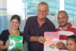Adelino Follador participa de entrega de material pedagógico em Monte Negro