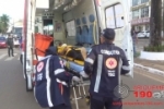 ARIQUEMES: Colisão entre motos deixa mulher ferida na Av. Tancredo Neves