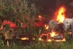 VÍDEO: MOTORISTA MORRE CARBONIZADO APÓS COLISÃO NA BR–364 ENTRE PIMENTA BUENO E VILHENA