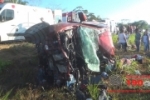ARIQUEMES: URGENTE – Colisão frontal entre caminhonete e caminhão leiteiro deixa vítima fatal na BR–421
